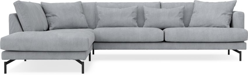 Harper - 3-sits soffa med divan vänster - Grå