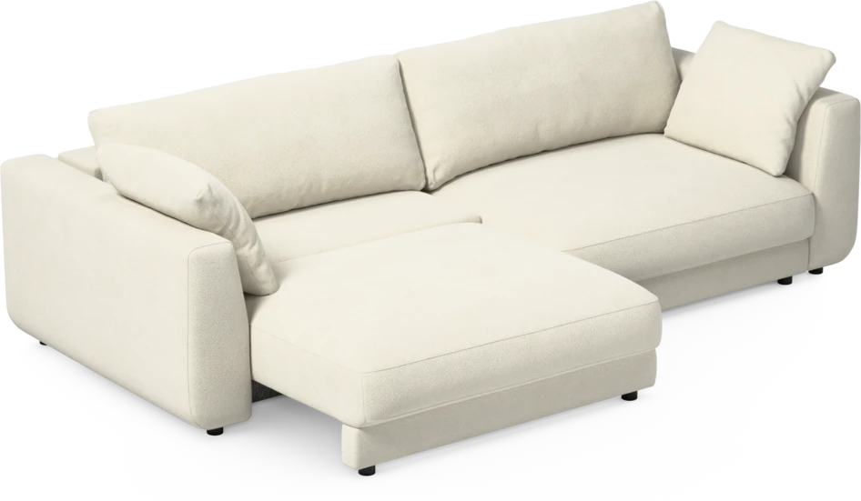 Amie - Bäddsoffa 4-sits - Vit