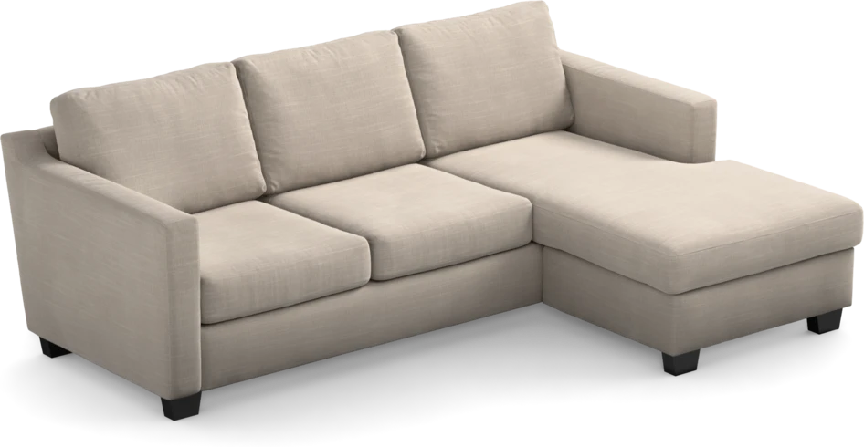 Friday - 3-sits soffa med schäslong höger - Beige