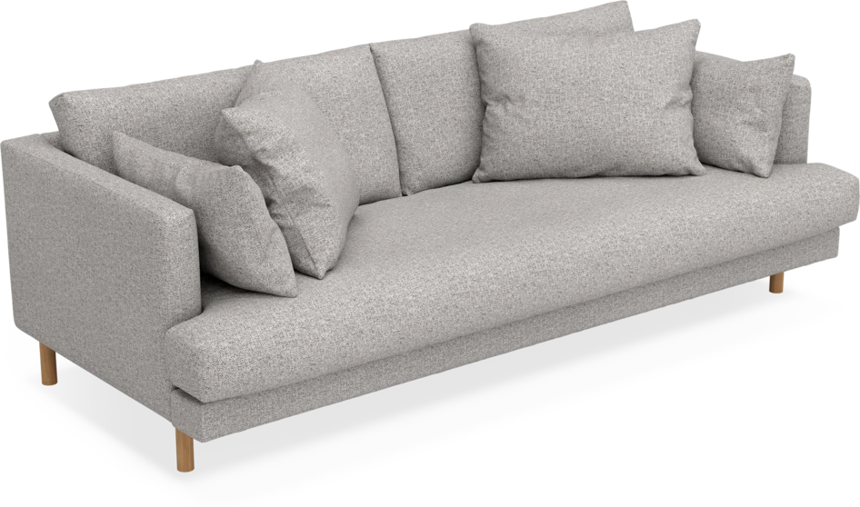 Harper - 3-sits soffa, hel dyna - Vit
