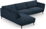Madison - 3-sits soffa med divan vänster - Blå