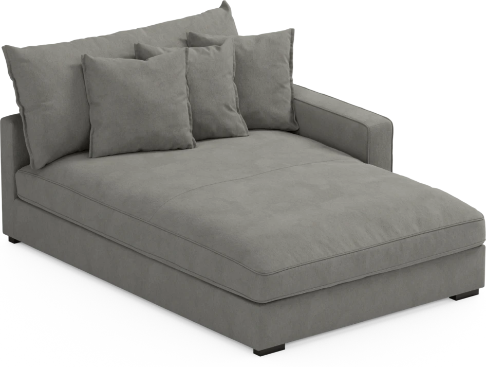 Rossi - Schäslong XL höger - Grå