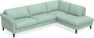 Romance - 3-sits soffa med divan höger - Grön