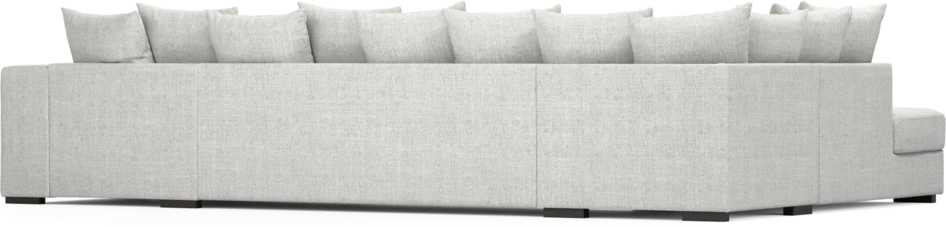 Town - 3-sits soffa med divan vänster och schäslong höger - Grå
