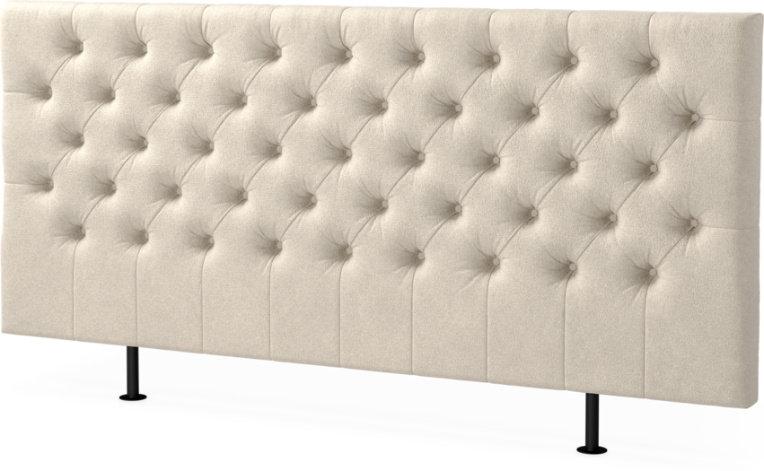 Cape pikerad - Sänggavel, 90-210 cm - Beige