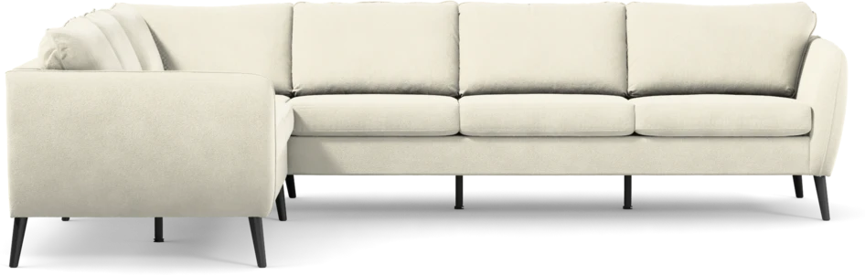 County - Hörnsoffa, 2+3-sits - Vit