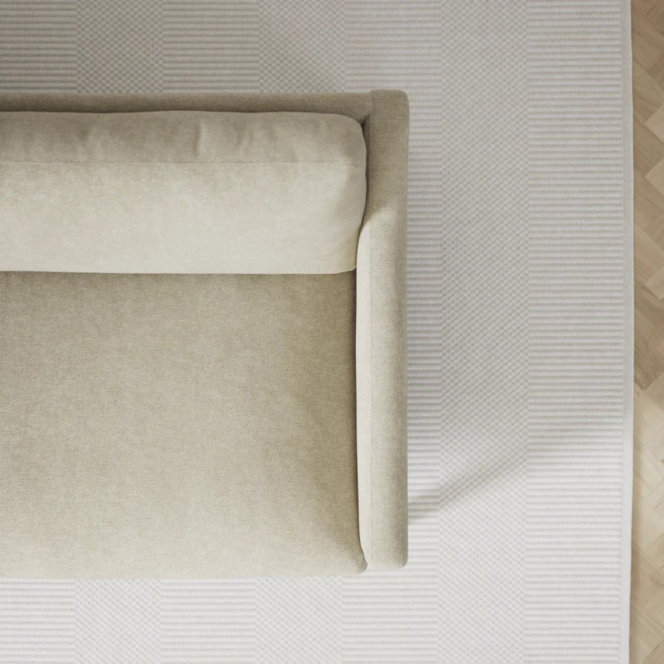 Winston - 3-sits soffa med schäslong, vändbar - Beige