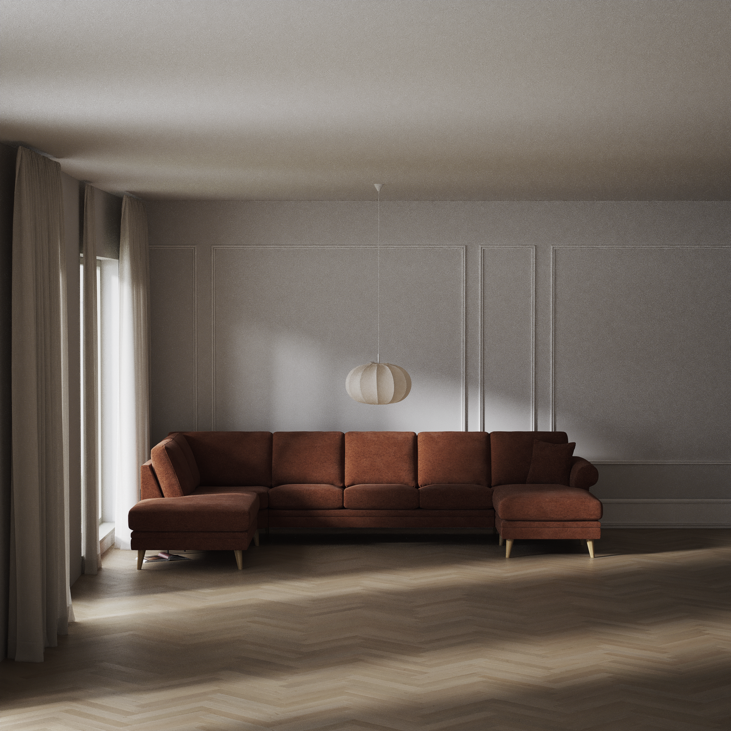 Eden - 3-sits soffa med divan vänster och schäslong höger - inspiration