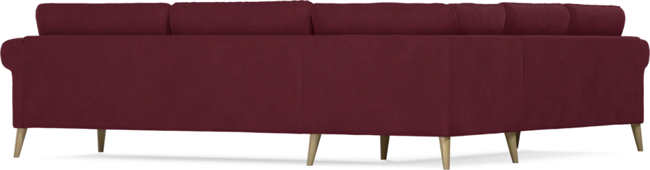 Bridge - Hörnsoffa, 2+3-sits - Röd