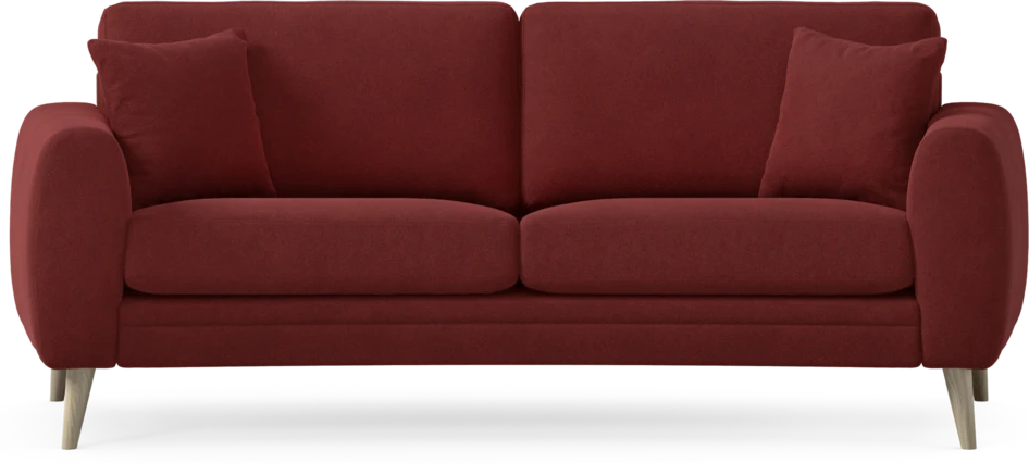 Eden - 2,5-sits soffa svängd - Röd