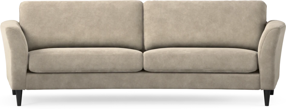 Bridge - 3-sits soffa svängd - Beige