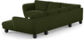 Madison Lux - Hörnsoffa med schäslong höger - Grön