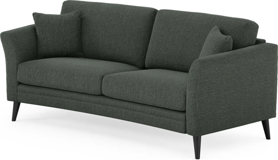 Eden - 2,5-sits soffa svängd - Grön