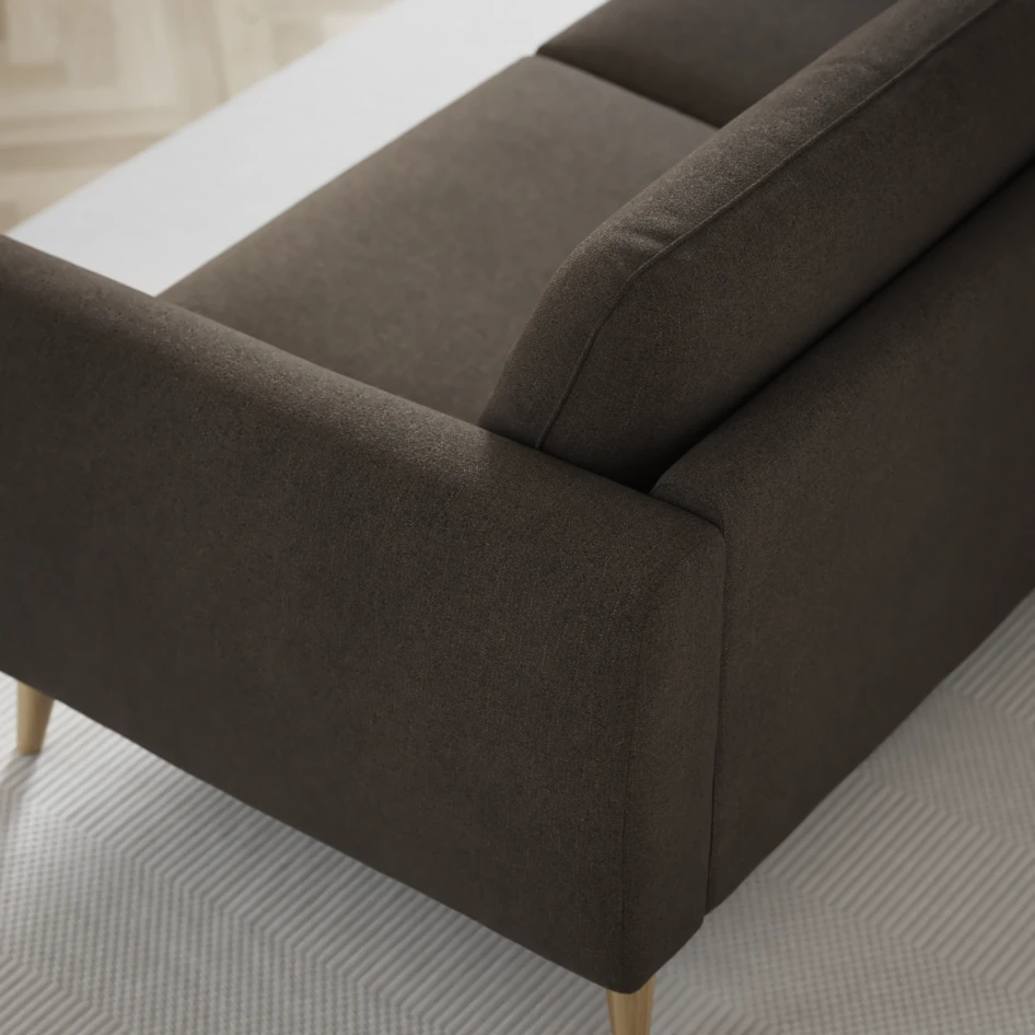 Bridge - 4-sits soffa - Brun