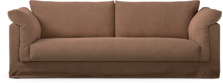 Cherrie Klädsel - Klädsel till 3-sits soffa, hel dyna - Orange