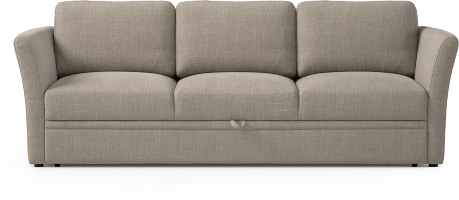 Öland - Bäddsoffa 3-sits, längsbäddad - Beige