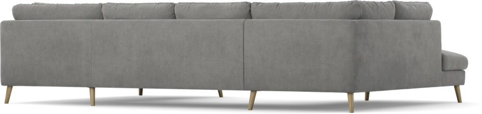 Madison Lux - 2-sits soffa med divan vänster och höger - Grå