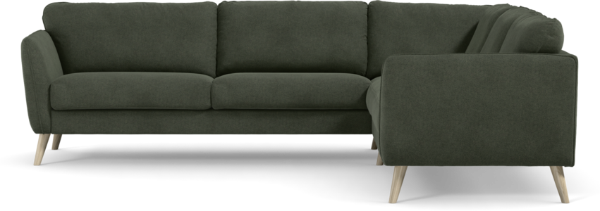 Bridge - Hörnsoffa, 3+2-sits - Grön