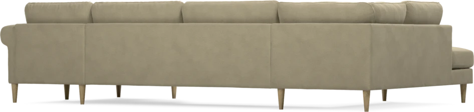 Bridge - 3-sits soffa med divan vänster och schäslong höger - Beige