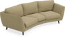 Madison - 3-sits soffa svängd, 70 cm - Gul