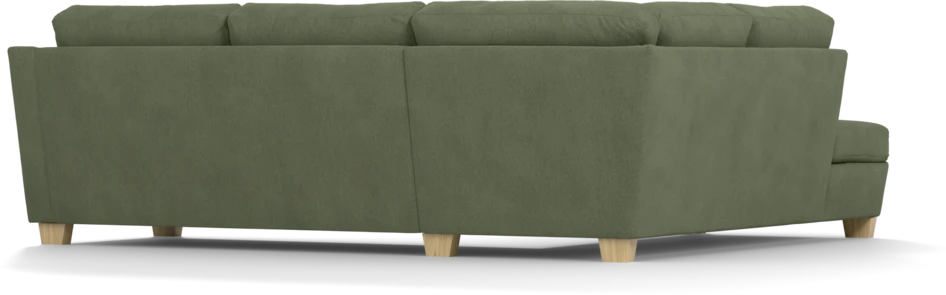 Friday - 2,5-sits soffa med divan vänster - Grön
