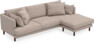Harper - 4-sits med schäslong höger  - Beige