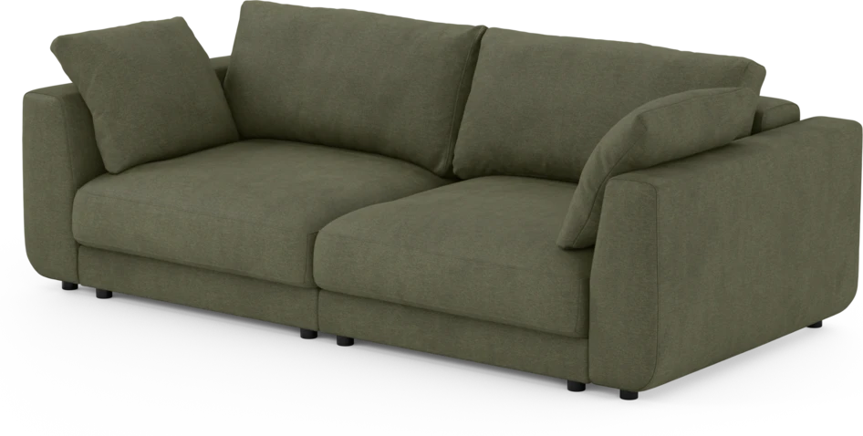 Amie - Bäddsoffa 3-sits - Grön