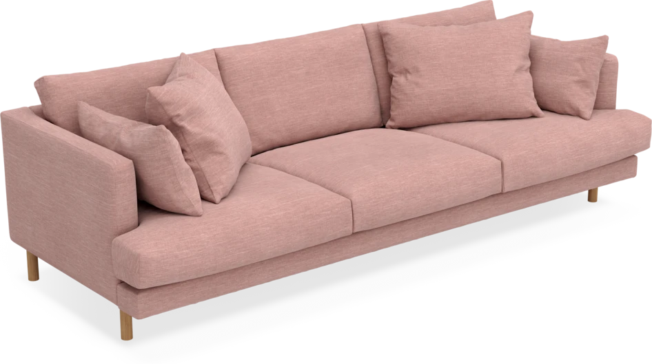 Harper - 4-sits soffa - Rosa