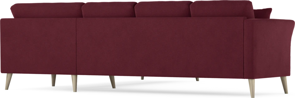 Eden - Hörnsoffa, 3+3-sits - Röd