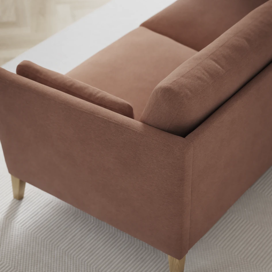 Winston - 4-sits soffa - Rosa