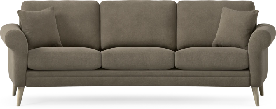 Eden - 3-sits soffa svängd - Beige