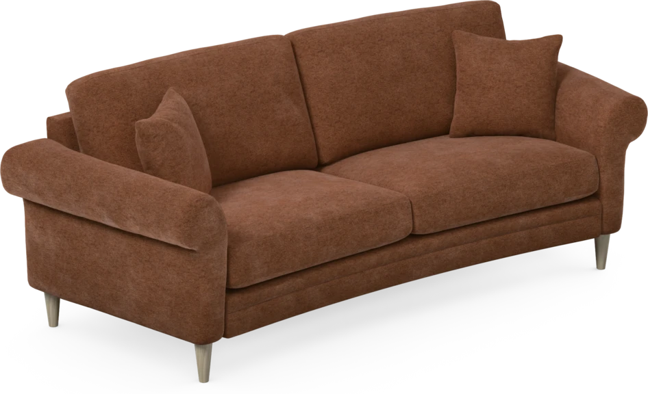 Eden - 2,5-sits soffa svängd - Orange
