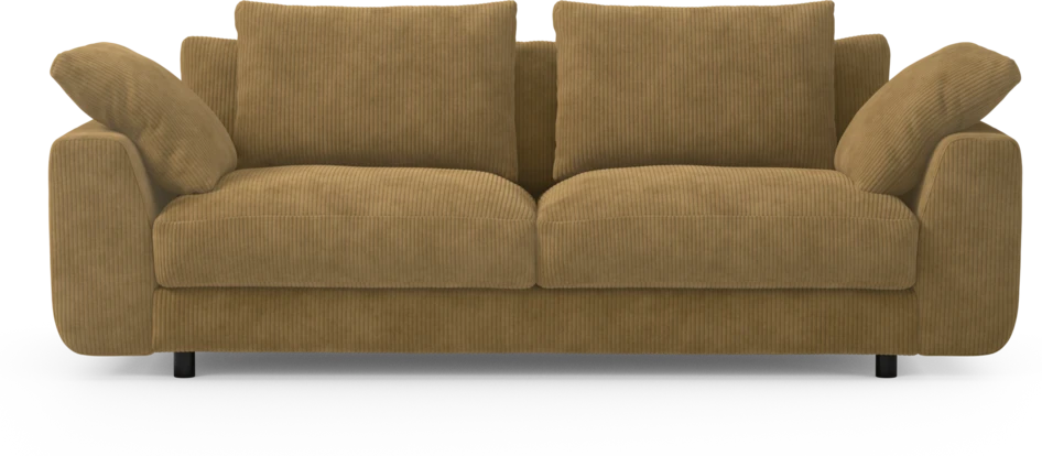 Amie - 3-sits soffa - Gul