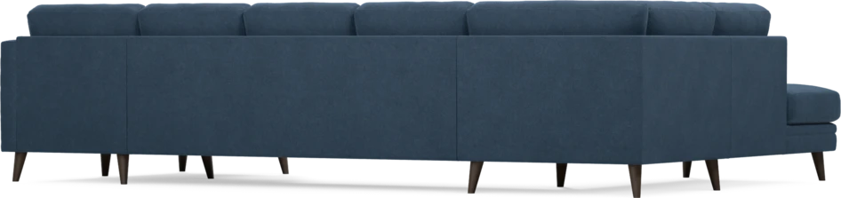 Eden - 3-sits soffa med divan vänster och schäslong höger - Blå