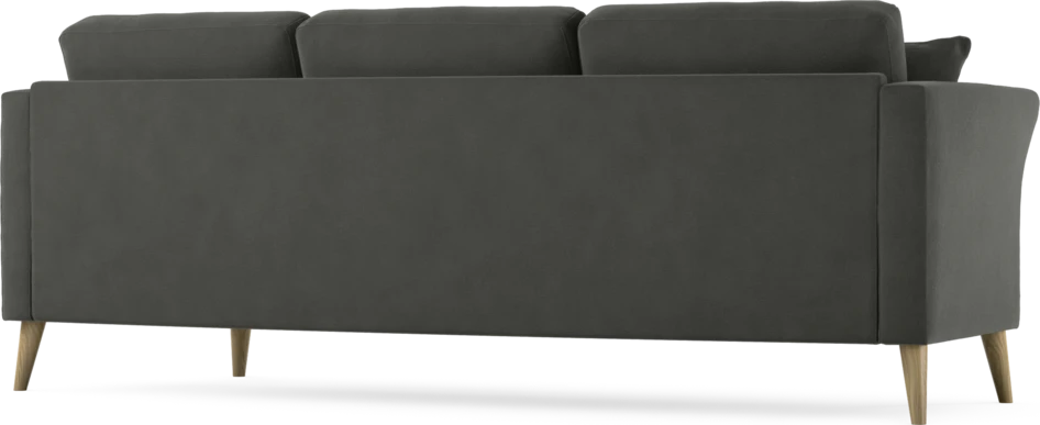 Eden - 3-sits soffa svängd - Grå