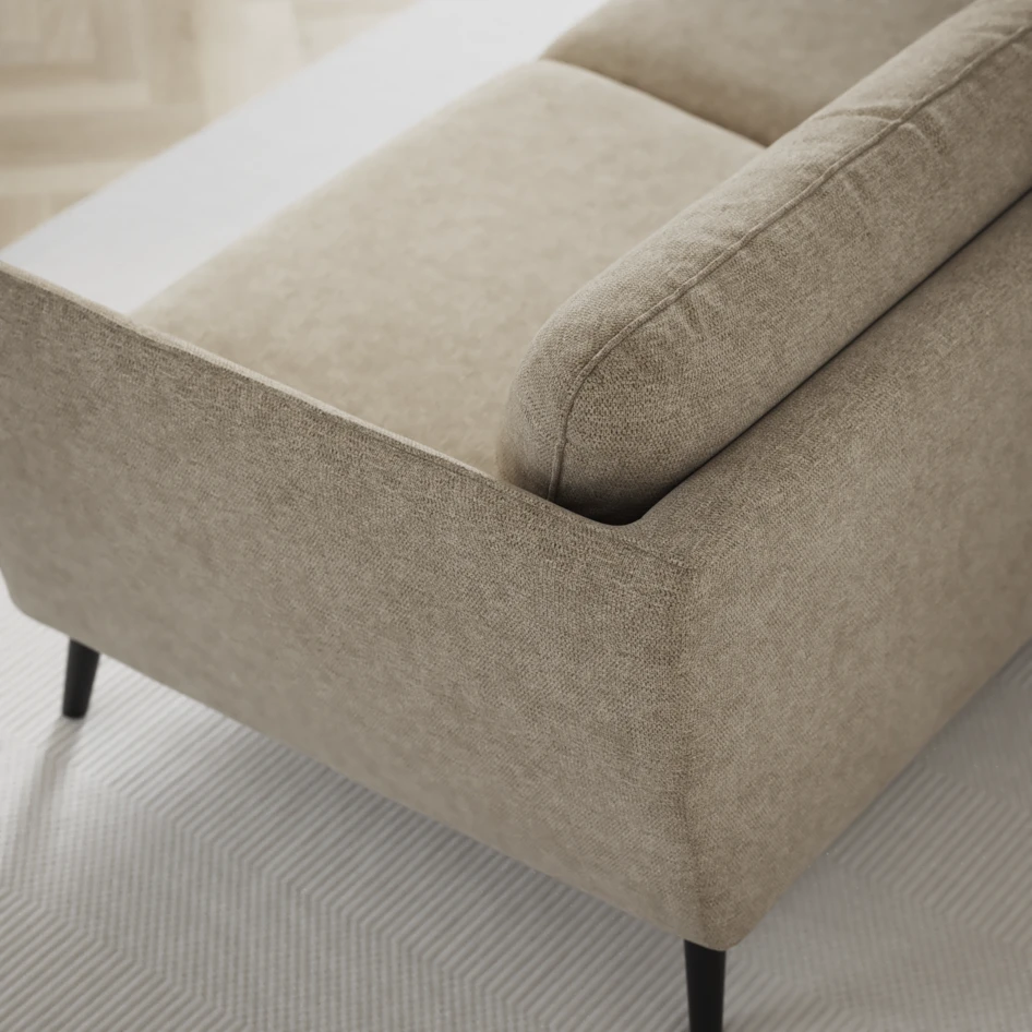 Madison Lux - Hörnsoffa med schäslong höger - Beige