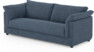 Cherrie - 3-sits soffa, hel dyna och kappa - Blå