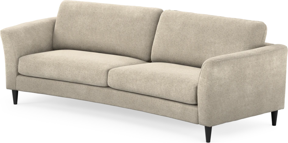 Bridge - 3-sits soffa svängd - Beige