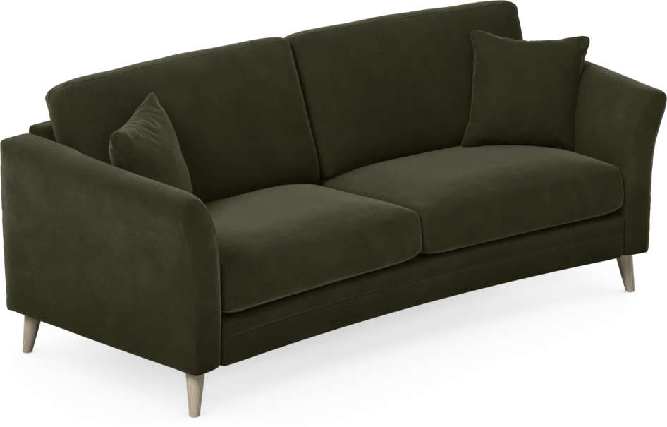 Eden - 2,5-sits soffa svängd - Grön