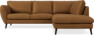 Madison Lux - 2-sits soffa med divan höger - Brun