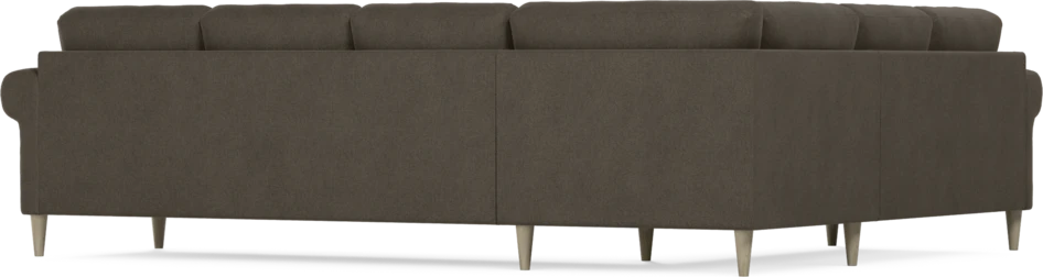 Eden - Hörnsoffa, 2+3-sits - Brun