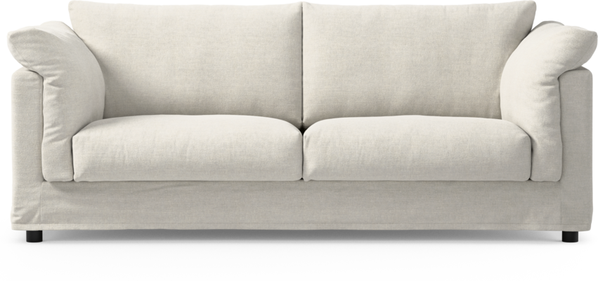 Cherrie - 2,5-sits soffa med kappa - Vit