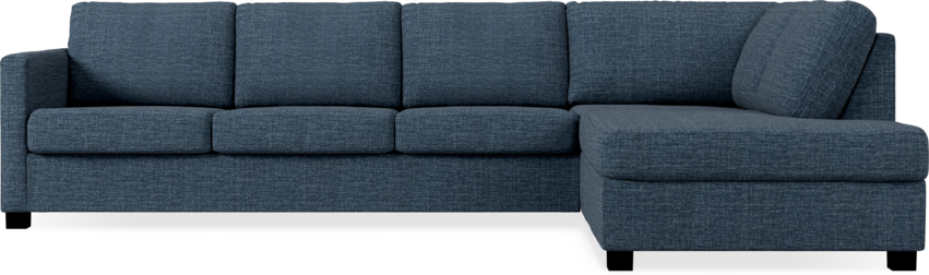 Nevada - 3-sits soffa med divan höger - Blå
