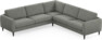 Bridge - Hörnsoffa, 3+3-sits - Grå