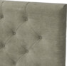 Delux Pikerad Låg - Sänggavel, 90-210 cm - Beige
