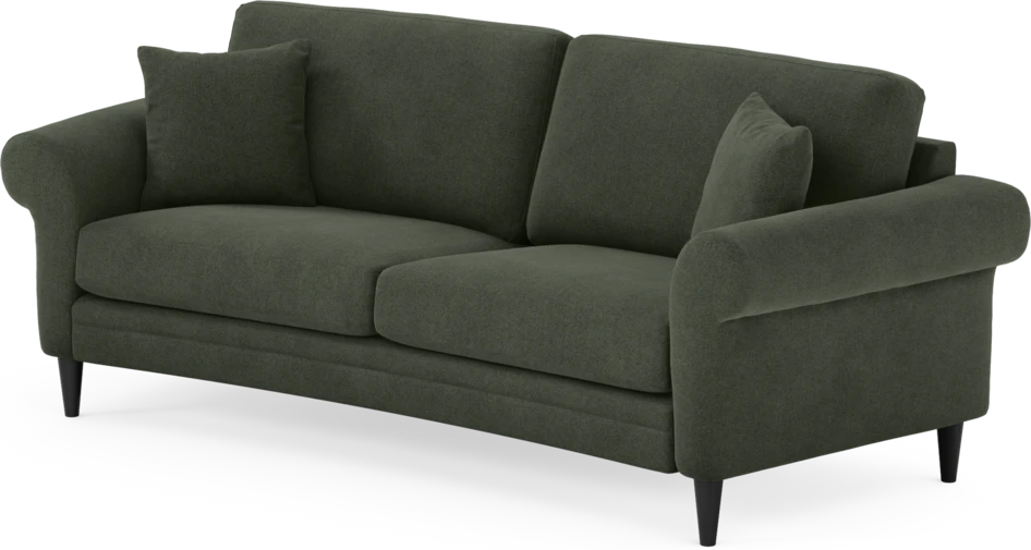 Eden - 2,5-sits soffa svängd - Grön