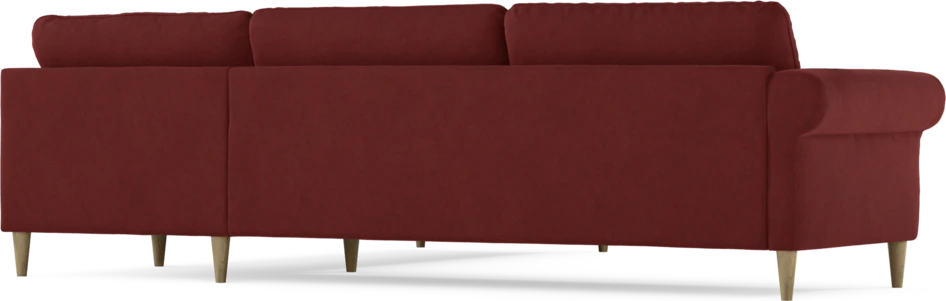 Bridge - Hörnsoffa, 3+2-sits - Röd