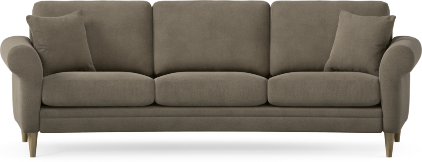 Eden - 3-sits soffa svängd - Beige