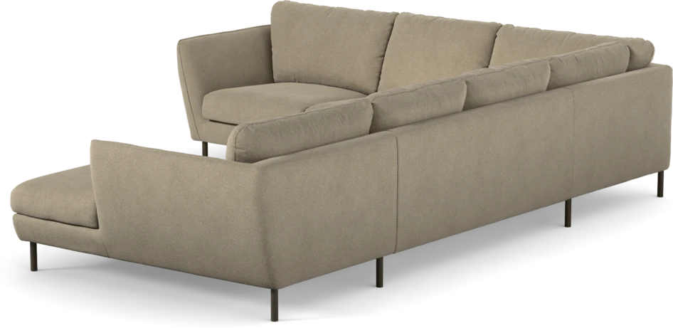 Madison Lux - Hörnsoffa med schäslong höger - Beige