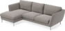 Madison Lux - 2-sits soffa med schäslong vänster - Beige